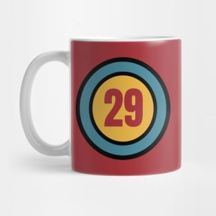 The Number 29 - twenty nine - twenty ninth - 29th Mug